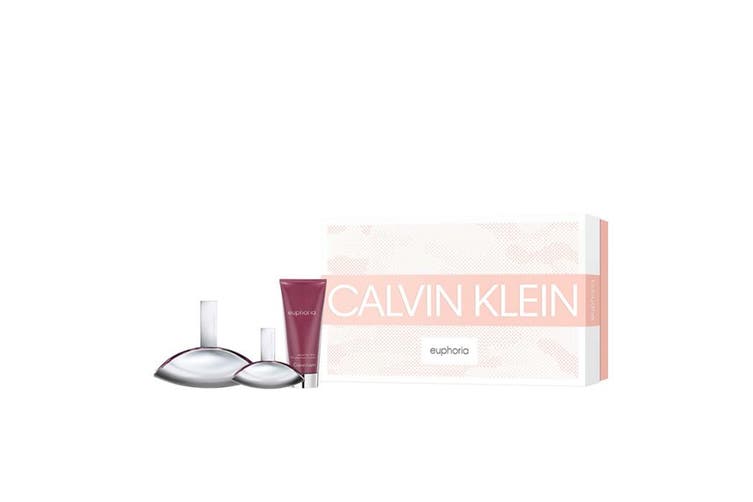 Euphoria 3 Piece 100ml Eau de Parfum by Calvin Klein for Women (Gift Set)