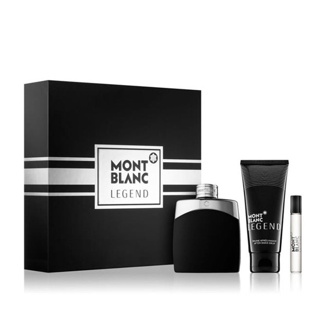 Legend 3 Piece by Montblanc for Men Eau de Toilette (Gift Set)