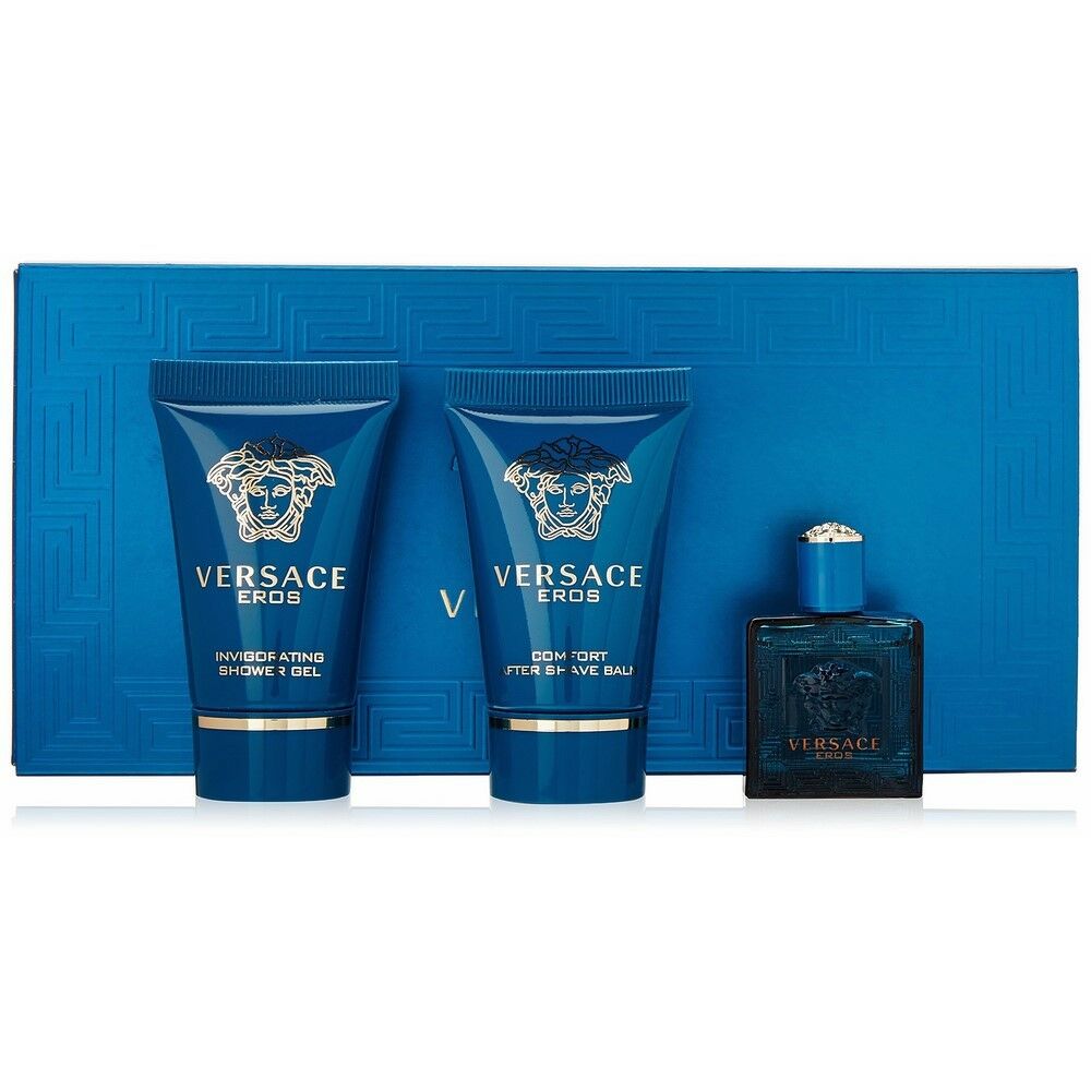 Eros Miniature 3 Piece by Versace for Women Eau de Toilette (Mini Set)