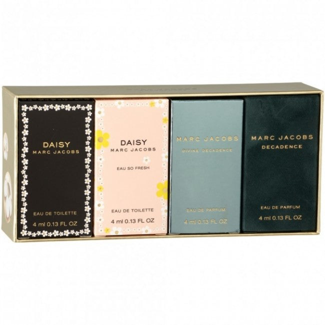 Daisy Collection 4 Piece by Marc Jacobs for Women Eau de Toilette (Mini Set)