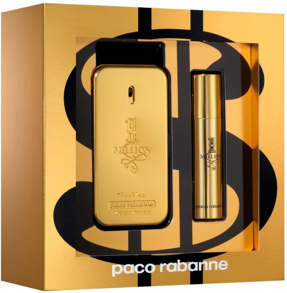 One Million 2 Piece by Paco Rabanne for Men Eau de Toilette (Gift Set)