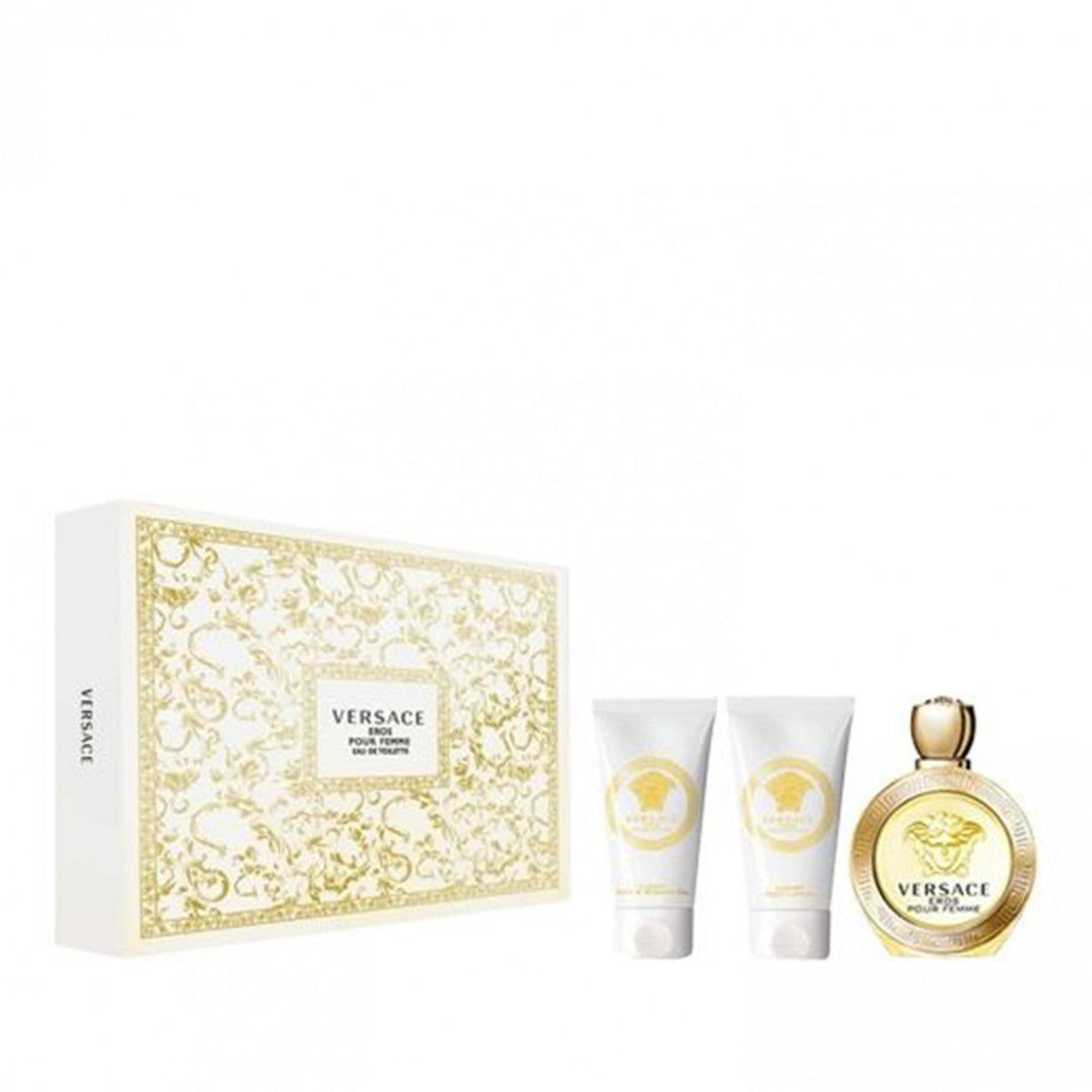 Eros Pour Femme 3 Piece by Versace for Women Eau de Parfum (Gift Set)