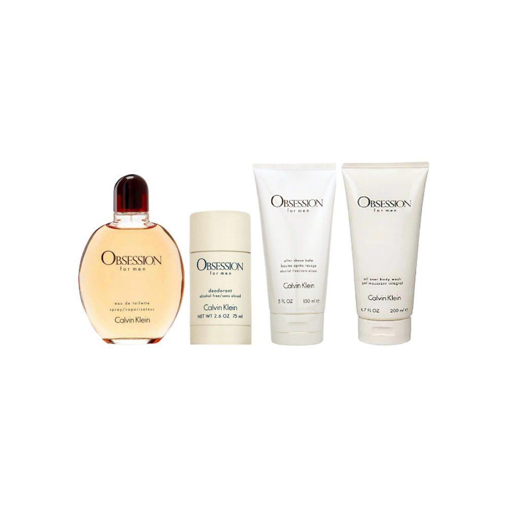 Obsession 4 Piece 125ml Eau de Toilette