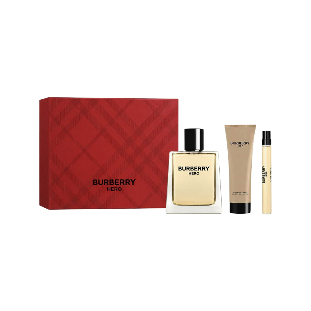 Burberry Hero Man 3 Piece 100ml Eau De Toilette